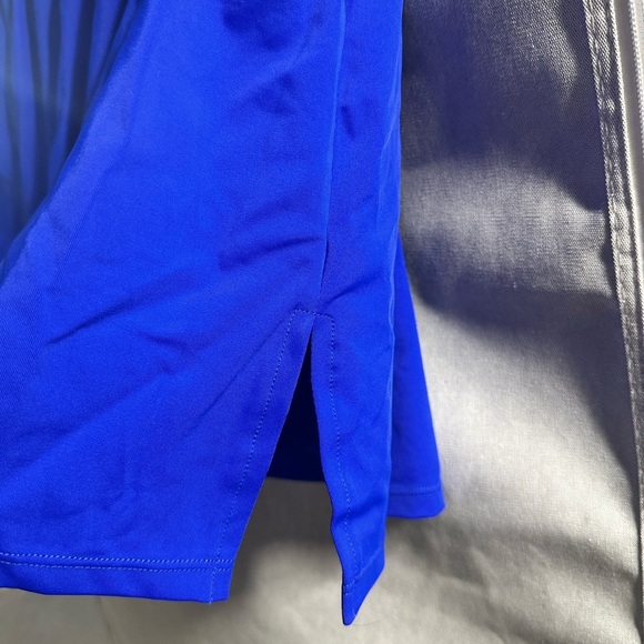 Kim Gravel x Swimsuits For All Side‎ Slit Swim Skirt Size 10 Blue Dazzle A590018 - Picture 3 of 7